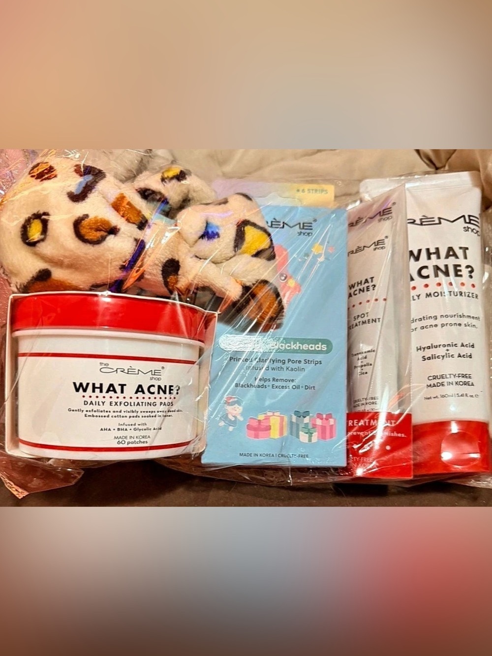 The Creme Shop What Acne? Skincare Routine Bundle Set